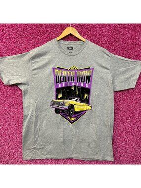 Death Row Records 213 LBC Skyline Low Rider Hip Hop Tee XL